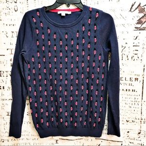 Boden Pattern Sweater In Soldier Queens 